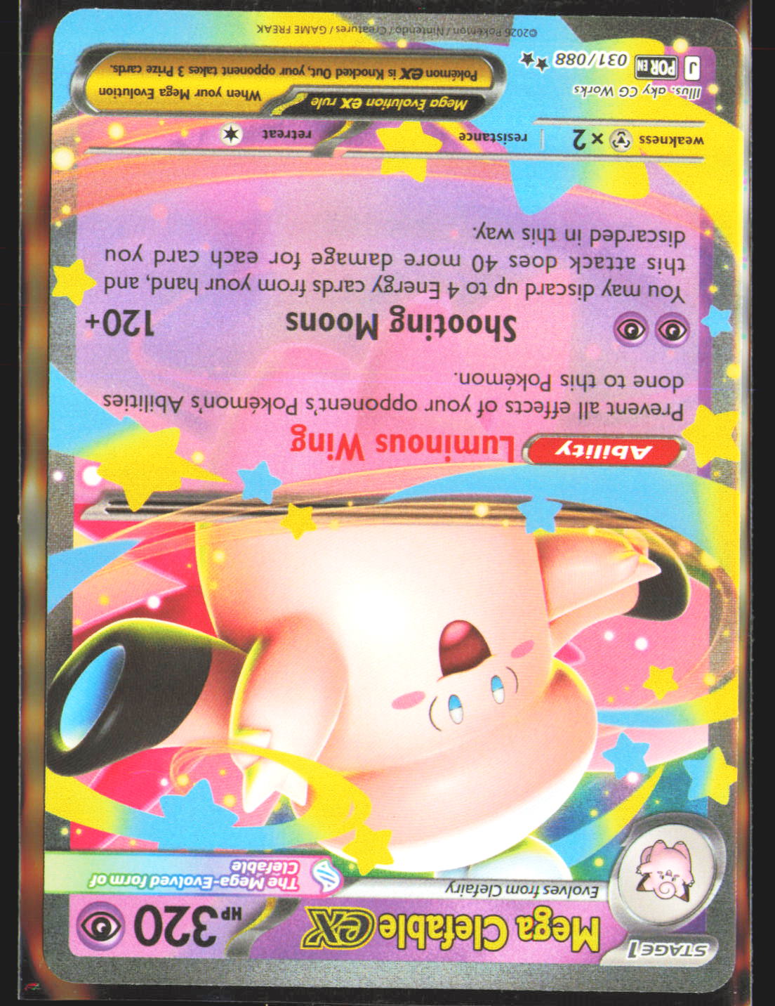Mega Clefable ex - 031/088