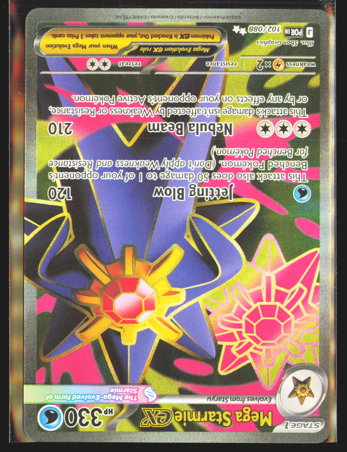 Mega Starmie ex - 102/088
