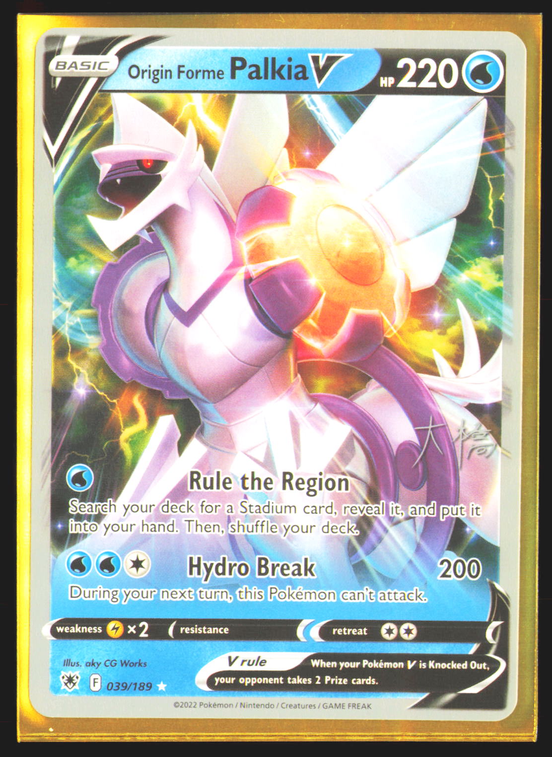 Origin Forme Palkia V - 2022 (Rikuto Ohashi)