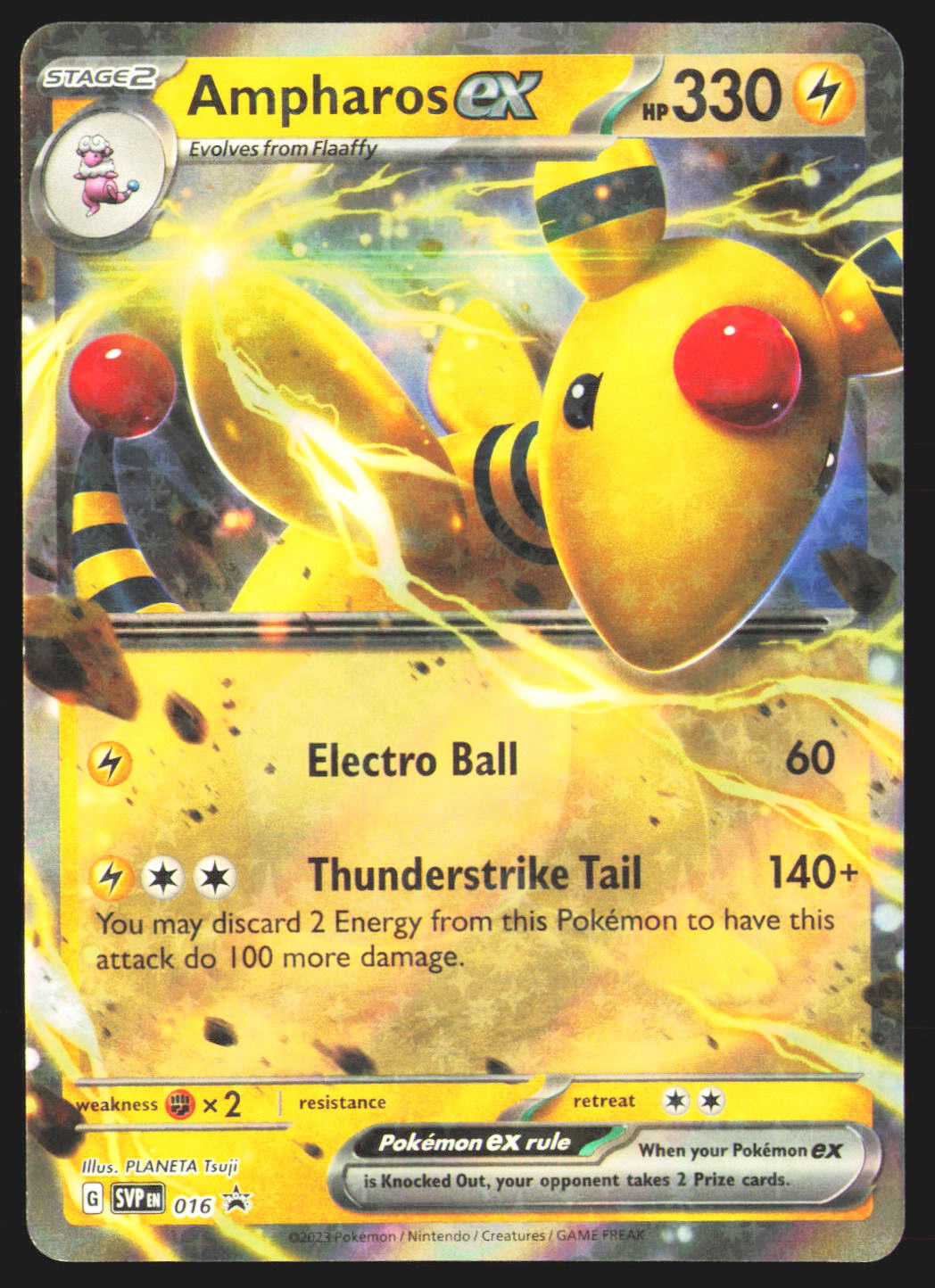 Ampharos ex - 016