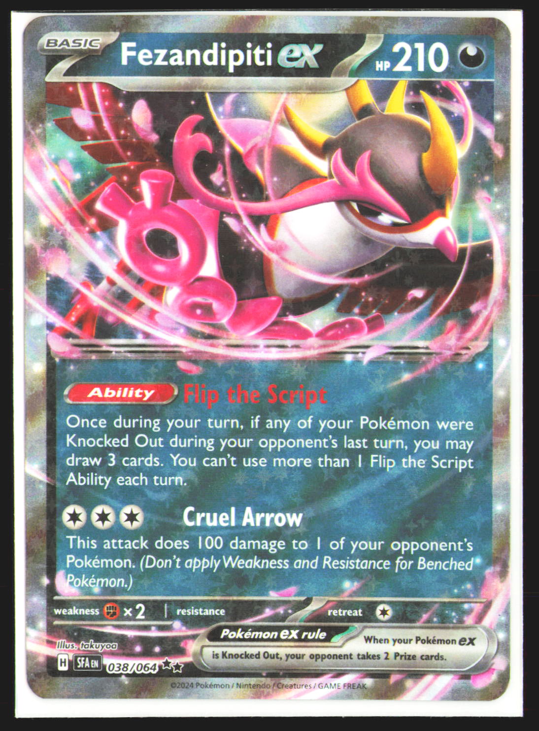 Fezandipiti ex - 038/064 (Starless Holo)