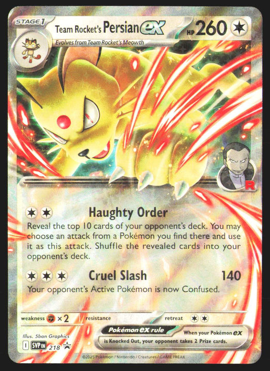 Team Rocket's Persian ex - 218