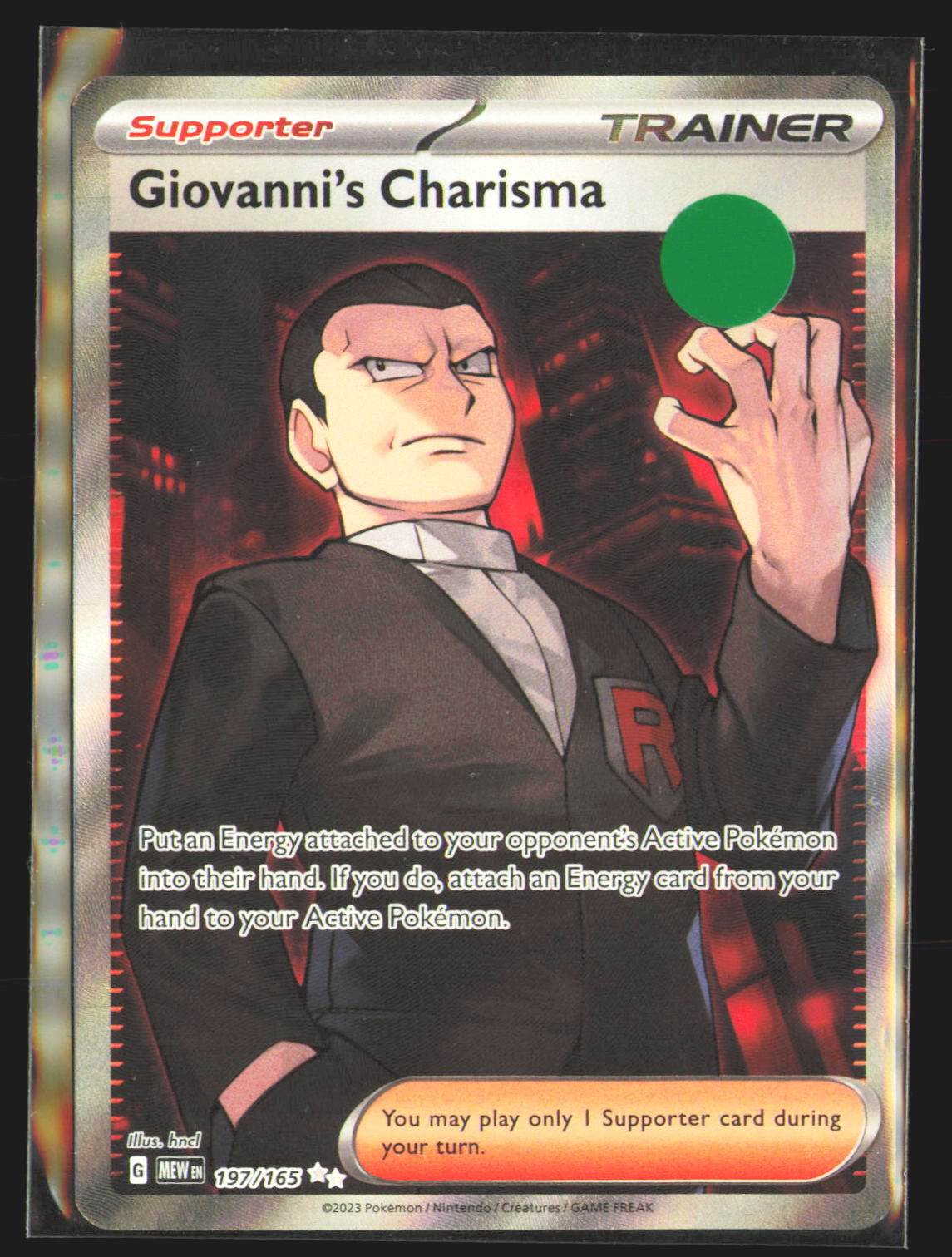 Giovanni's Charisma - 197/165