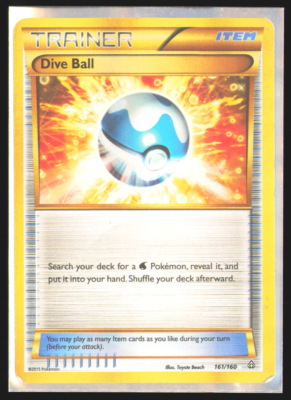 Dive Ball (161 Secret Rare)