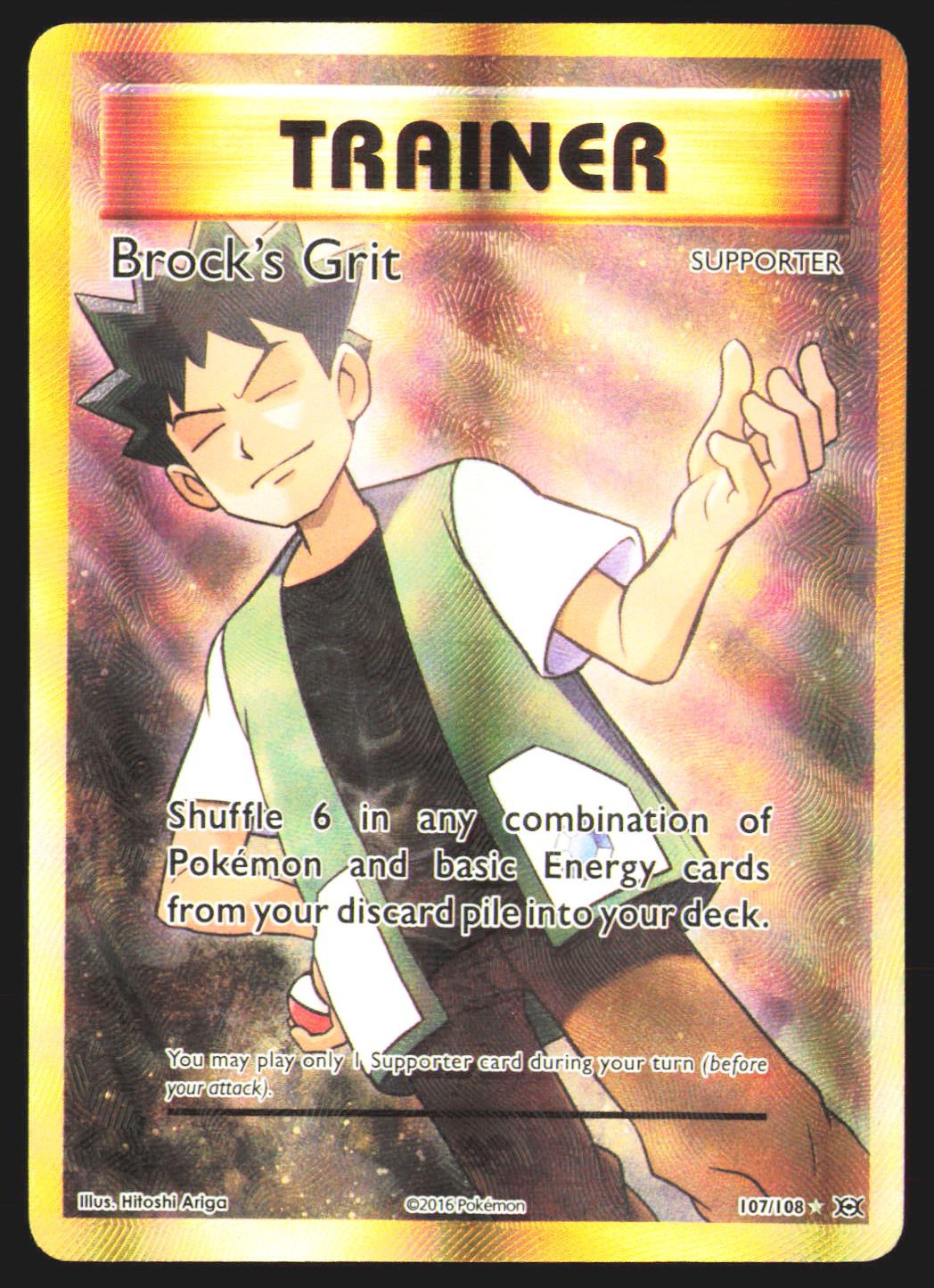 Brock's Grit (Full Art)