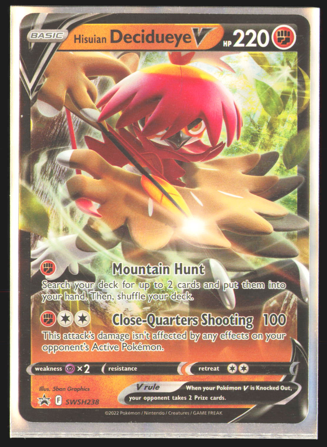 Hisuian Decidueye V - SWSH238