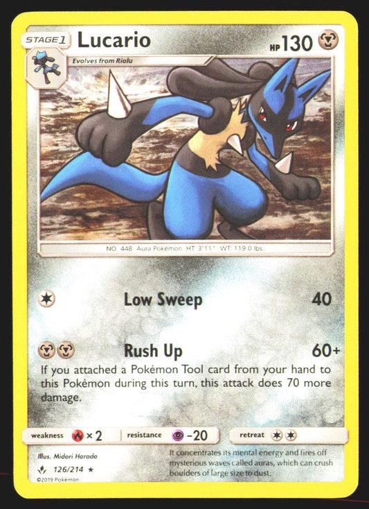 Lucario - 126/214 (SM Unbroken Bonds)