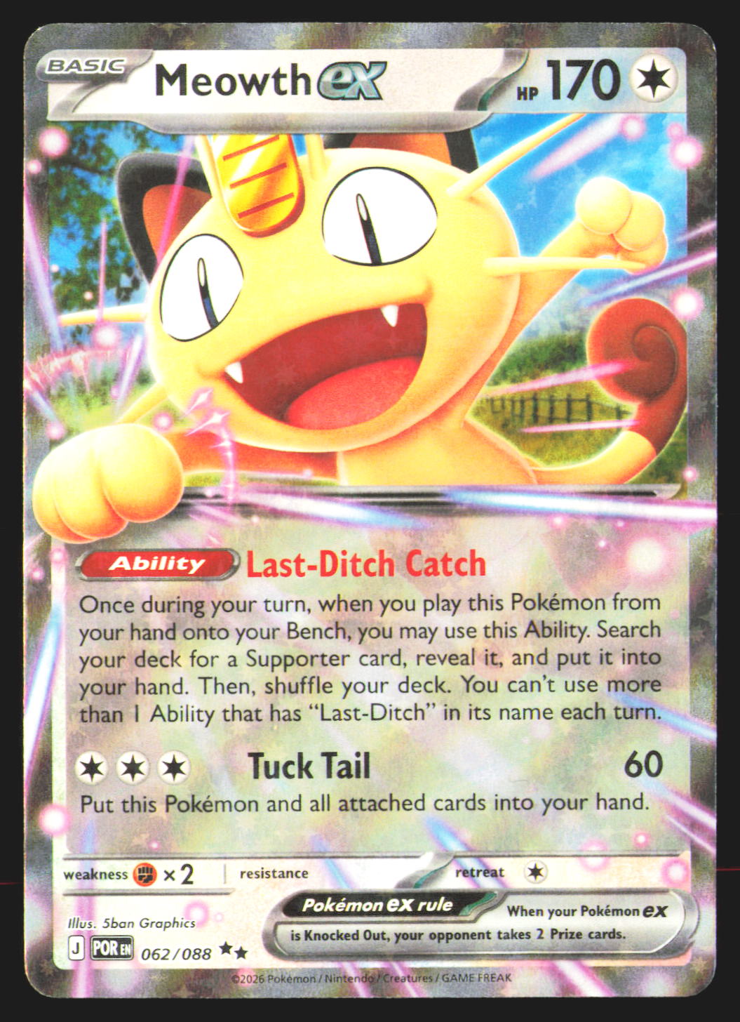 Meowth ex - 062/088