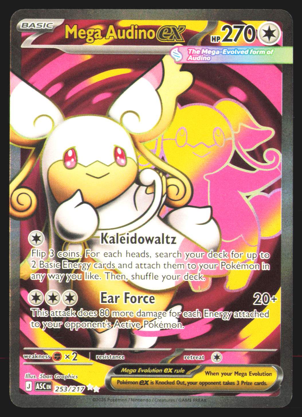 Mega Audino ex - 253/217