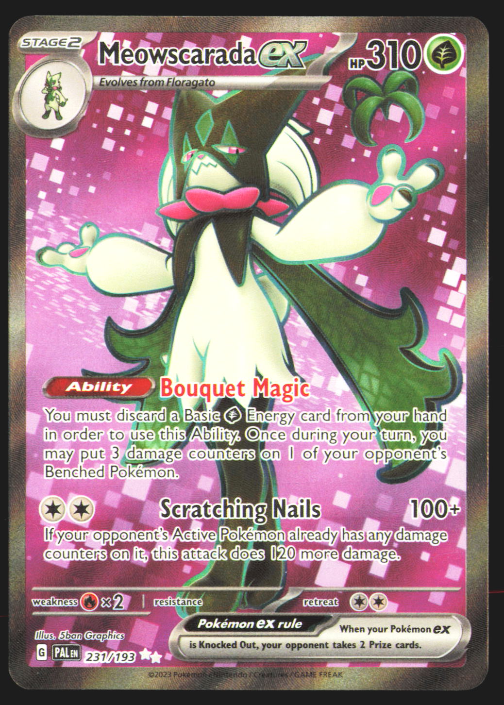 Meowscarada ex - 231/193