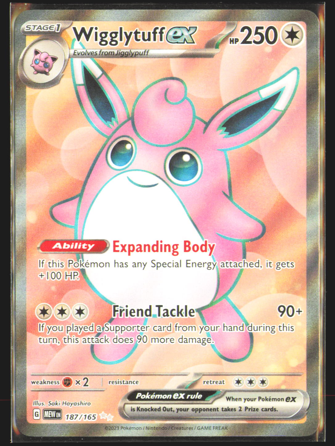Wigglytuff ex - 187/165