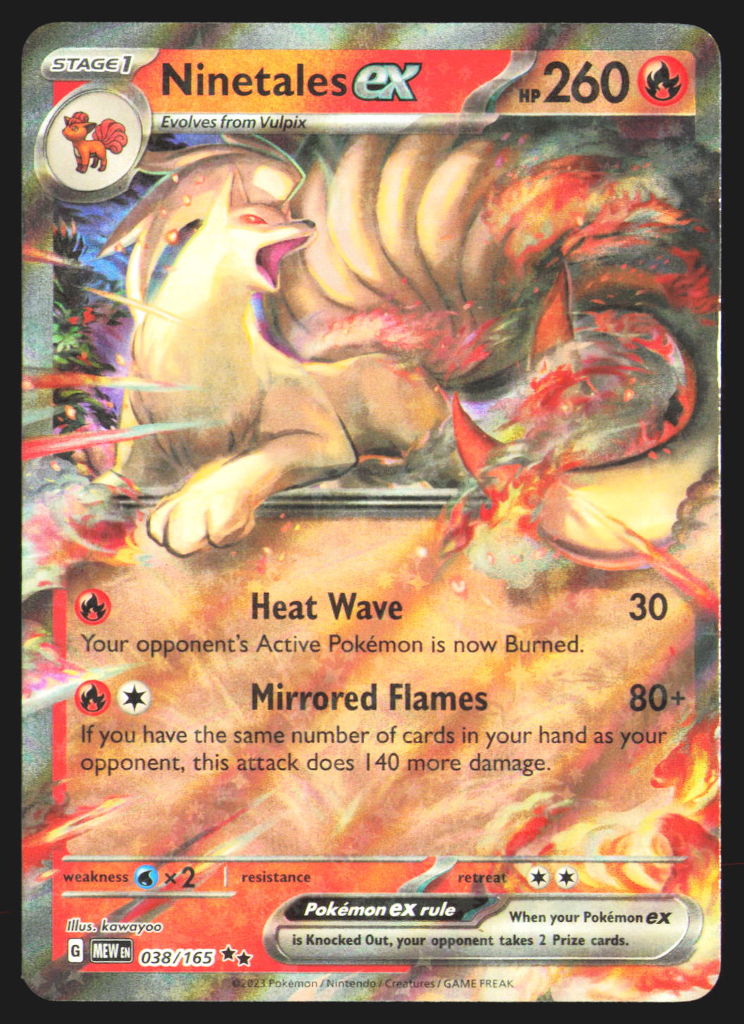 Ninetales ex - 038/165