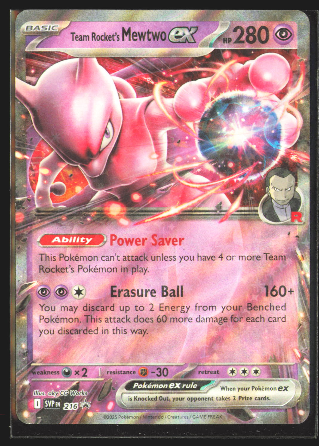 Team Rocket's Mewtwo ex - 216