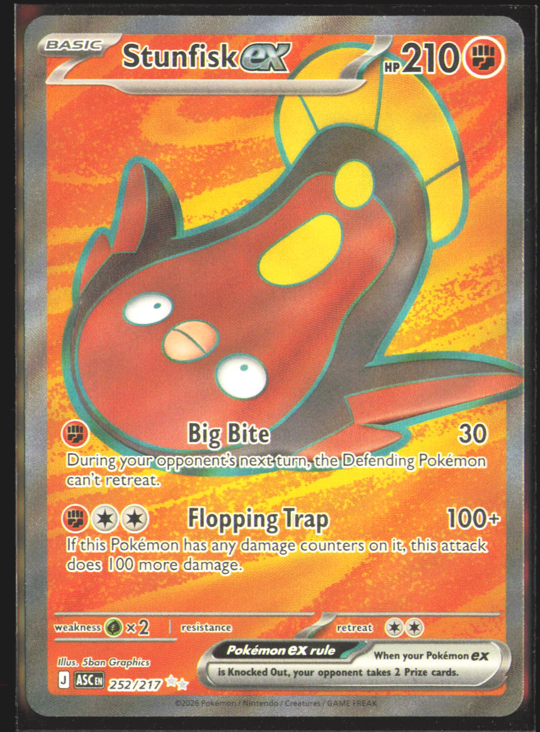Stunfisk ex - 252/217