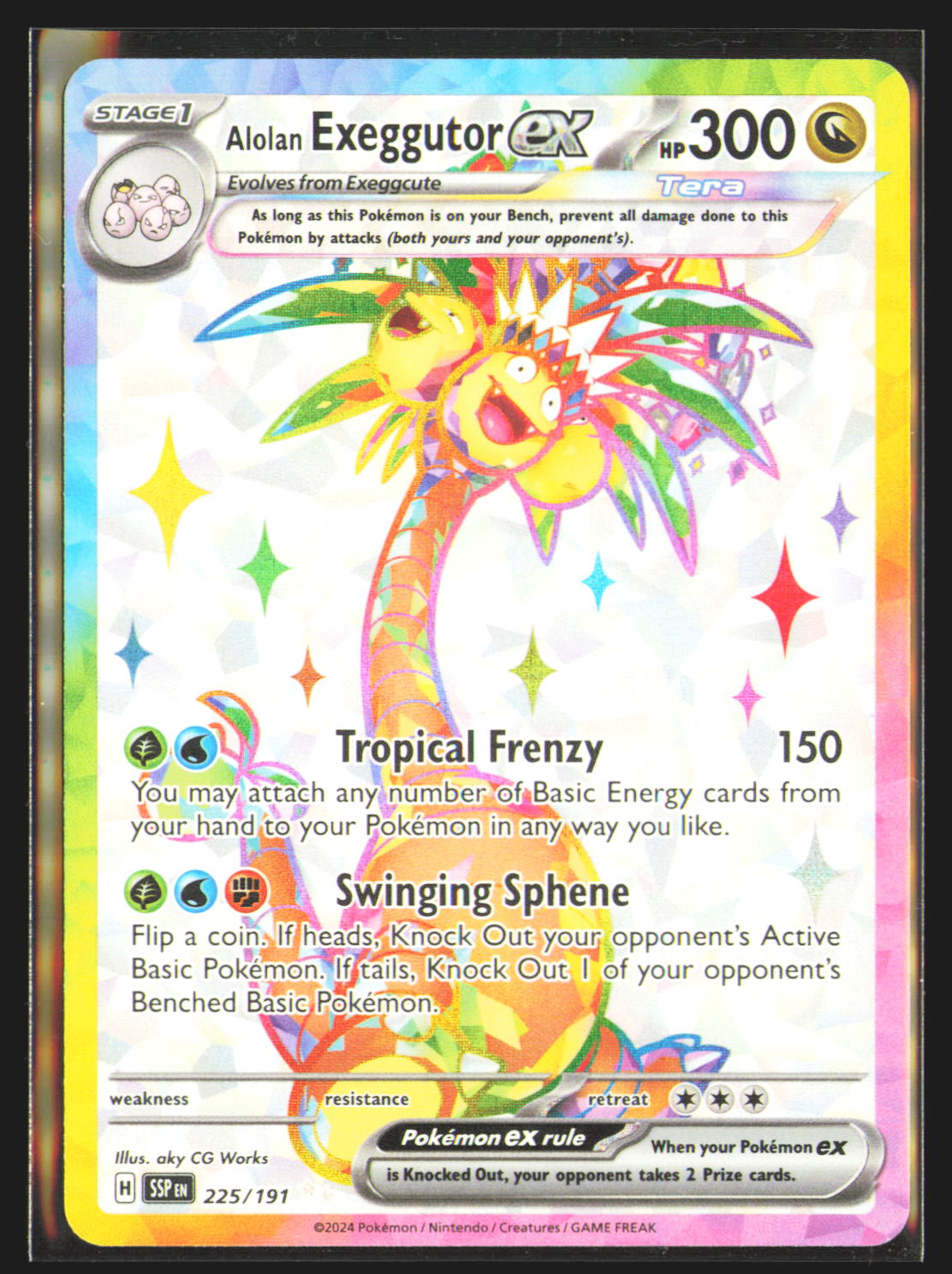 Alolan Exeggutor ex - 225/191