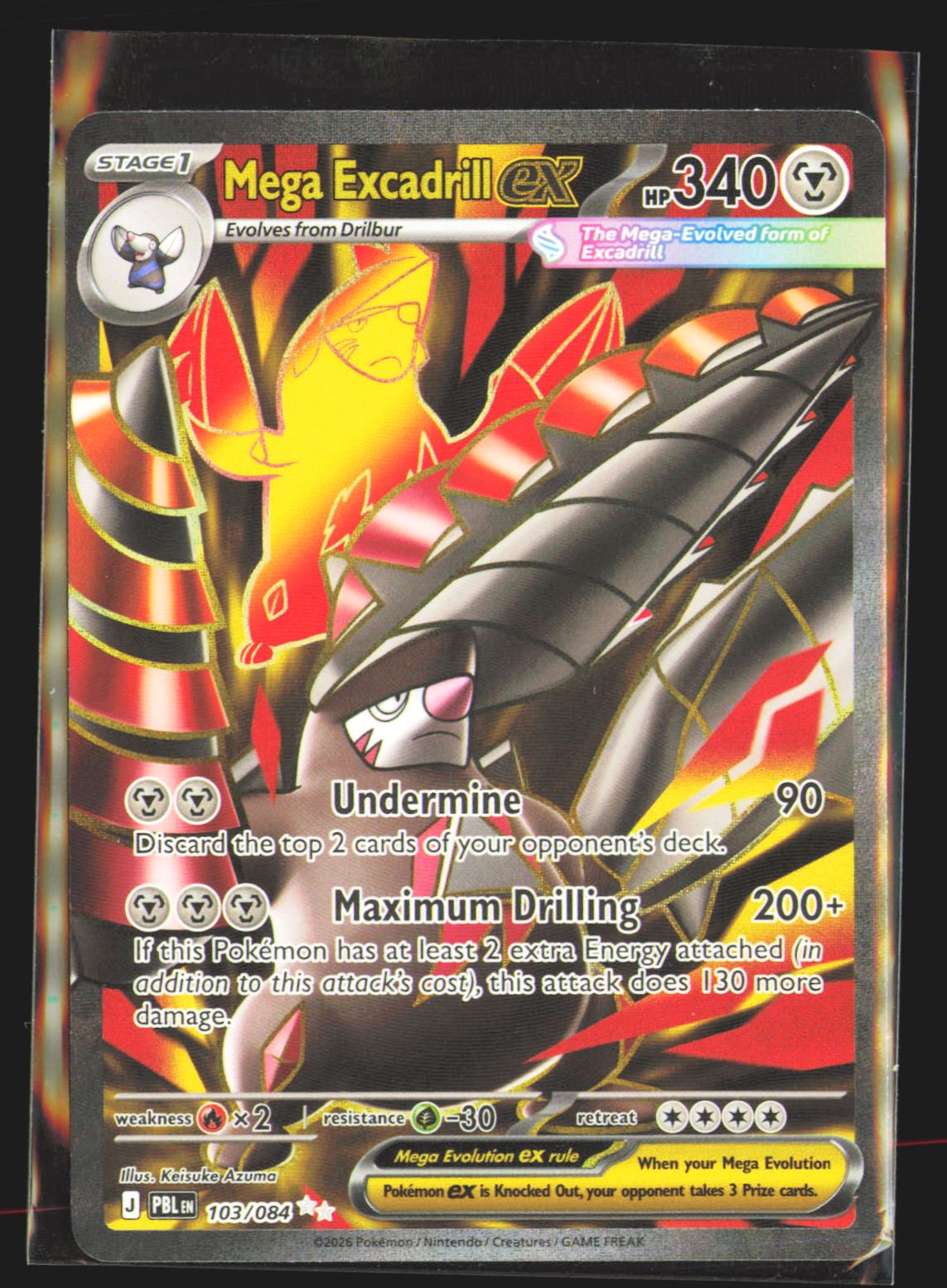 Mega Excadrill ex - 103/084
