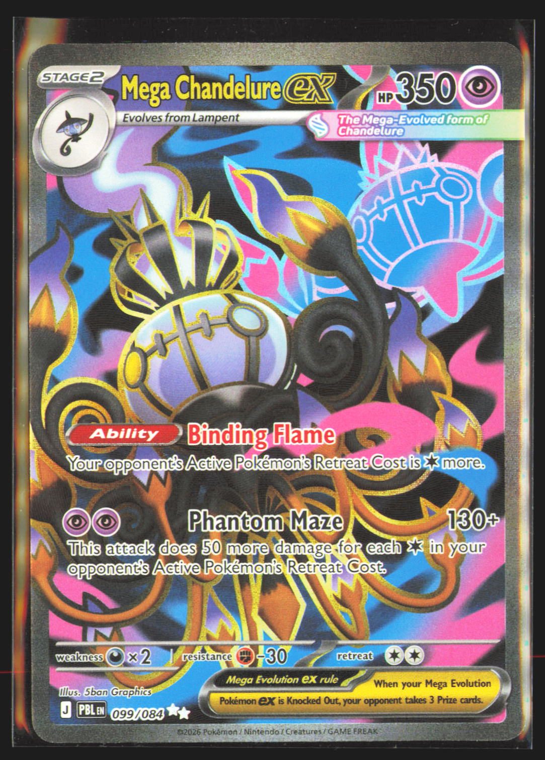 Mega Chandelure ex - 099/084