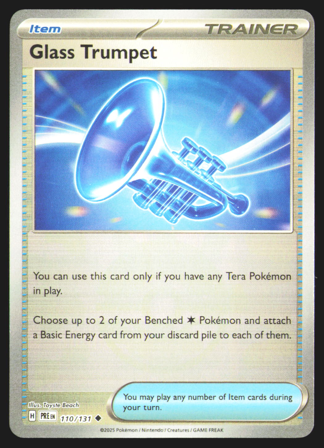 Glass Trumpet (Poke Ball Pattern)