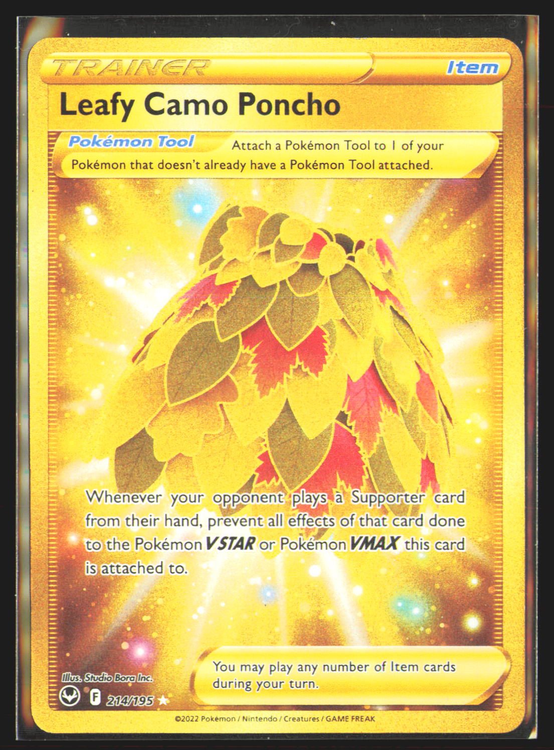 Leafy Camo Poncho (Secret)
