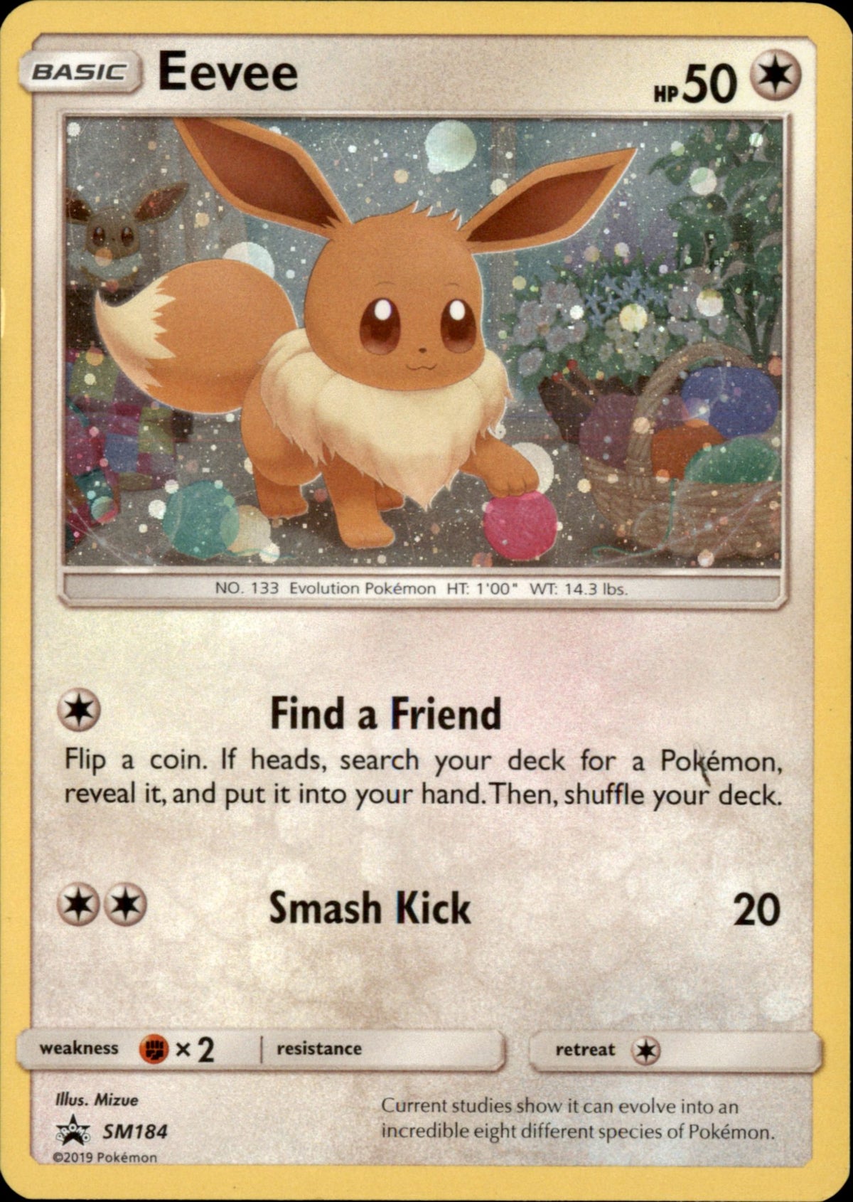 Eevee - SM184 (Cosmos Holo)