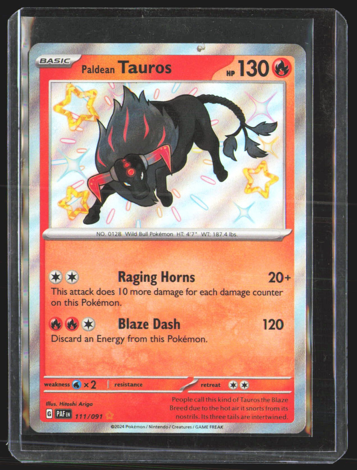 Paldean Tauros - 111/091