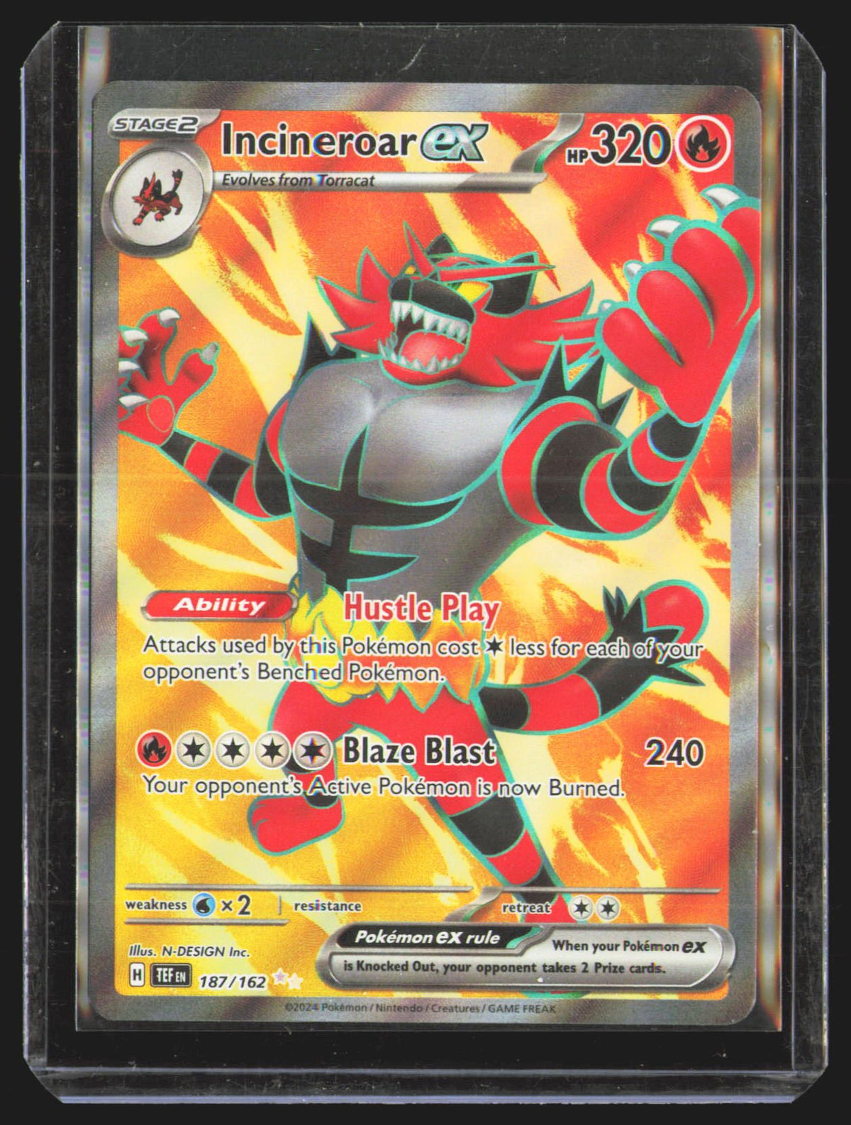 Incineroar ex - 187/162