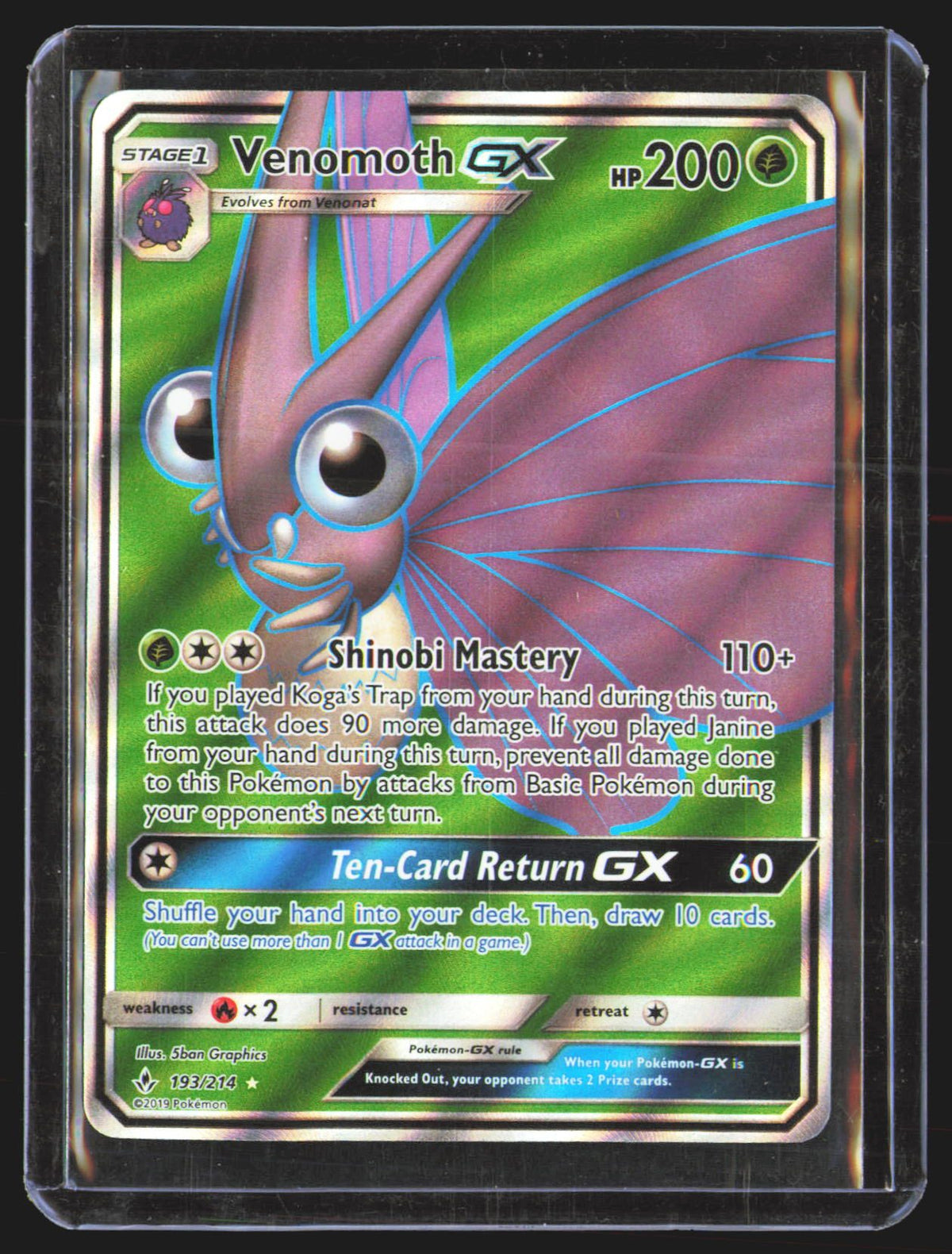 Venomoth GX (Full Art)