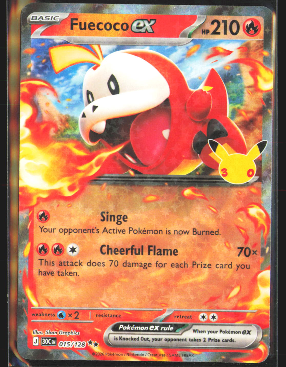 Fuecoco ex - 015/128