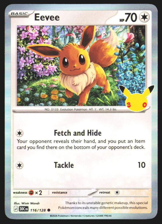 Eevee - 116/128 | Near Mint / English / Holofoil