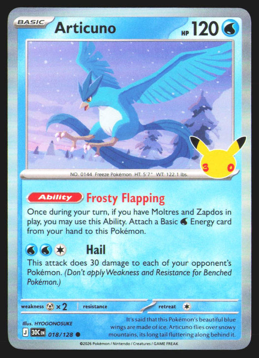 Articuno - 018/128 | Near Mint / English / Holofoil