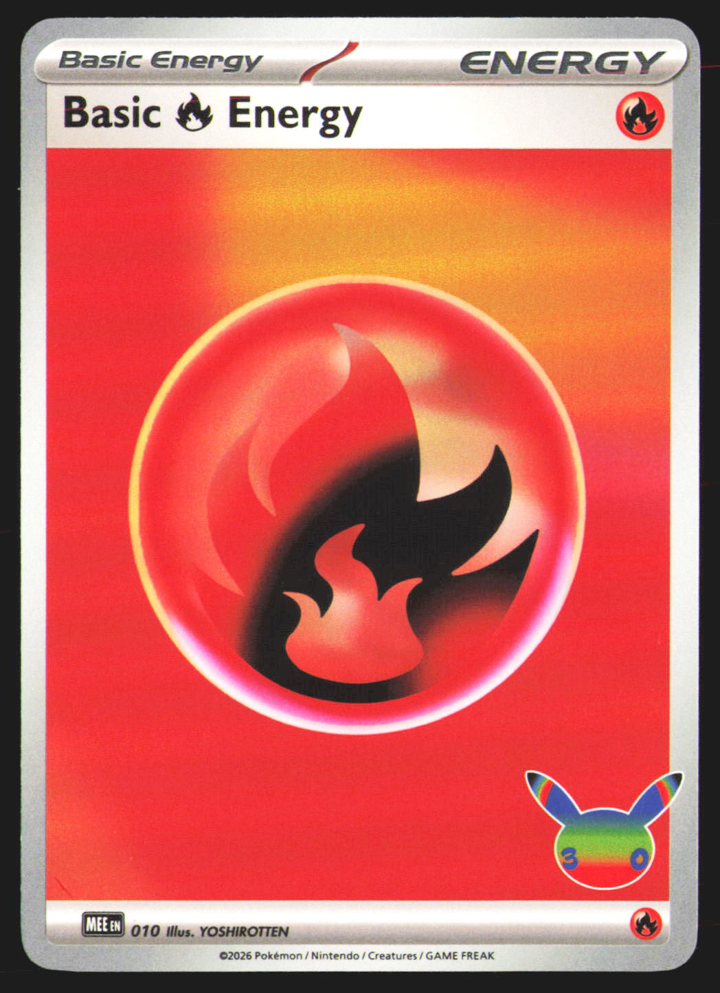 Basic Fire Energy - 010 (30th Celebration)