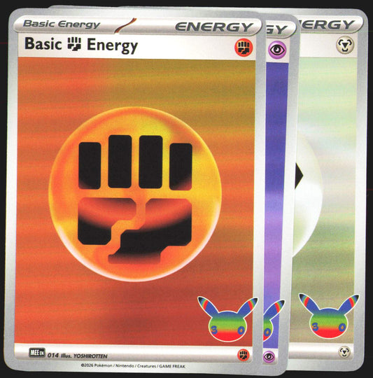 Basic Fighting Energy - 014 (30th Celebration) | Near Mint / English / Holofoil