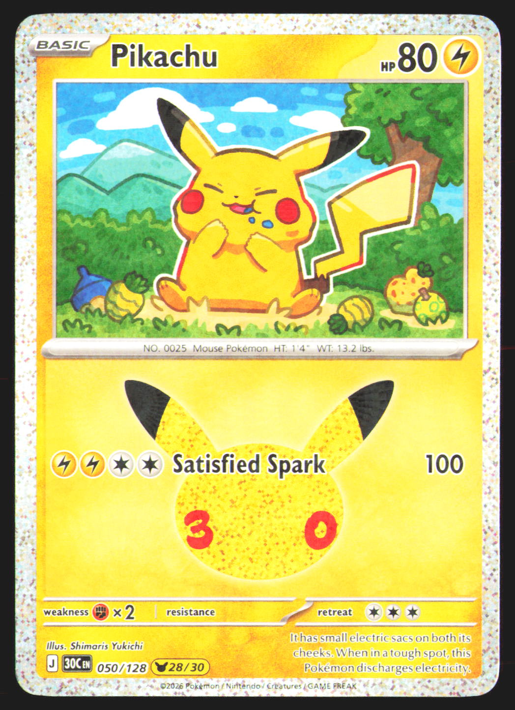 Pikachu - 050/128