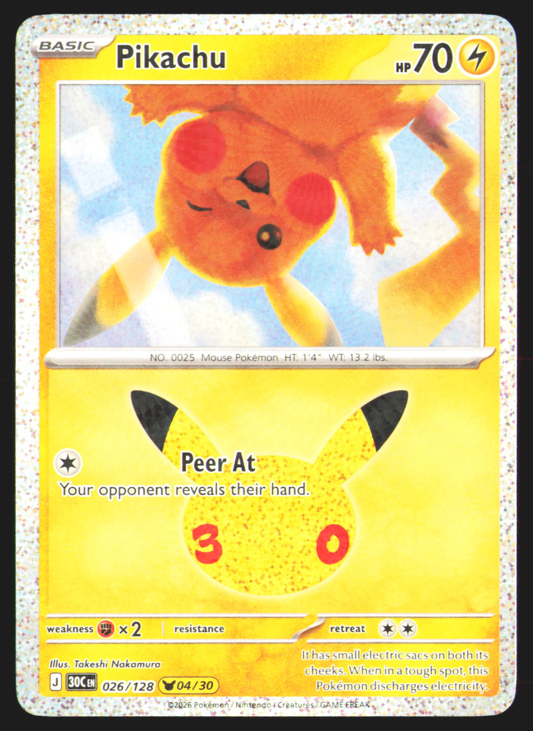 Pikachu - 026/128