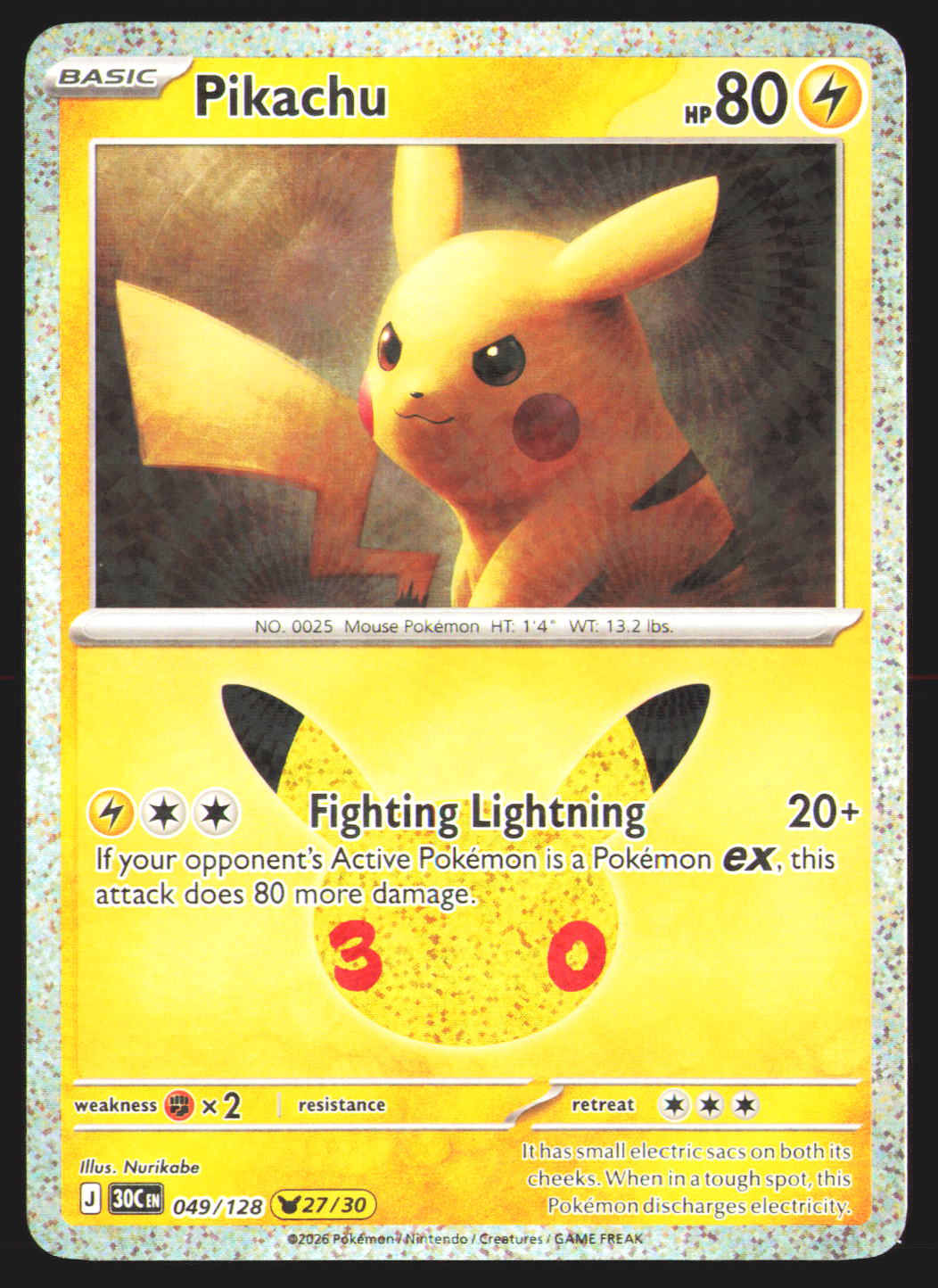Pikachu - 049/128