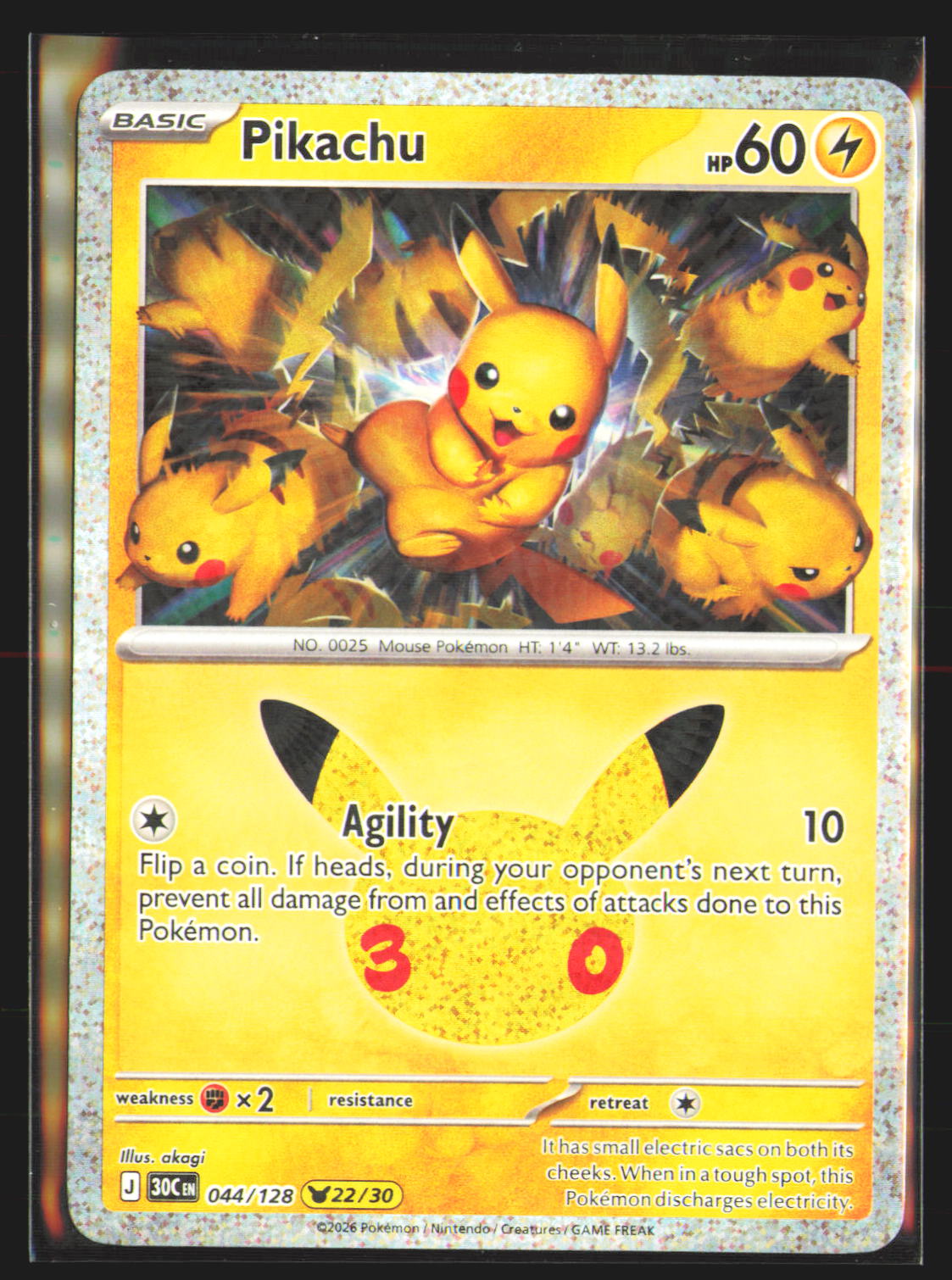 Pikachu - 044/128