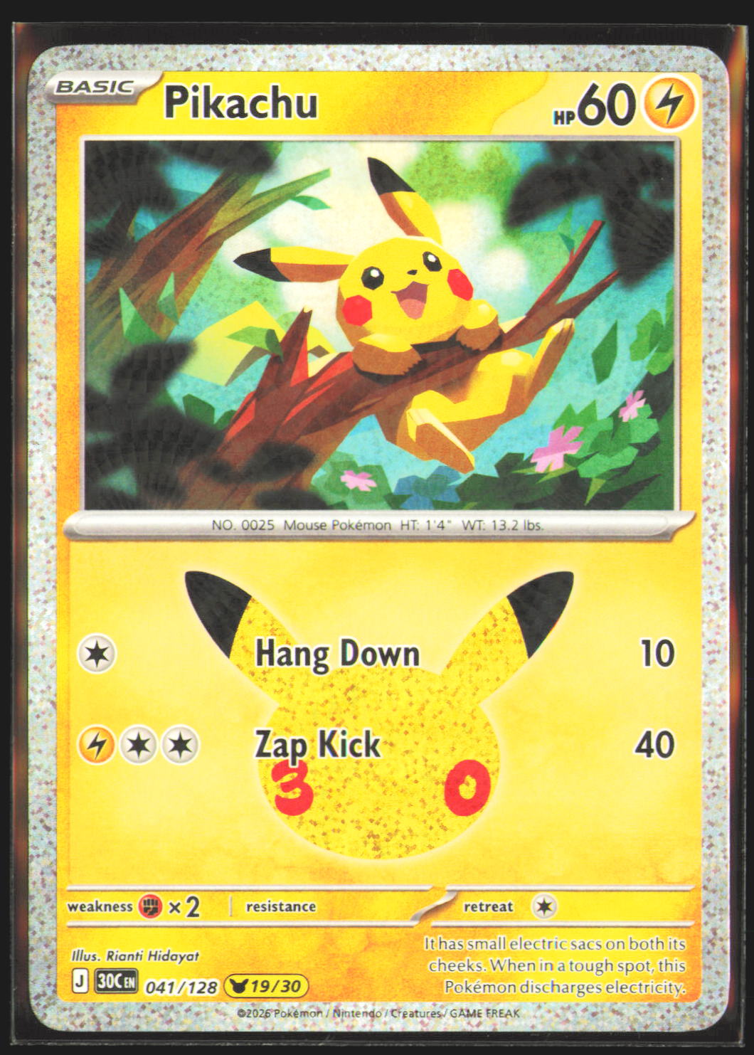 Pikachu - 041/128