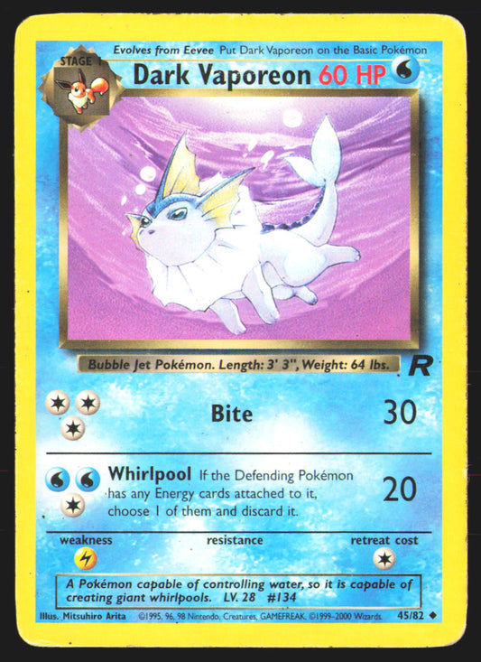 Dark Vaporeon | Near Mint / English / Unlimited