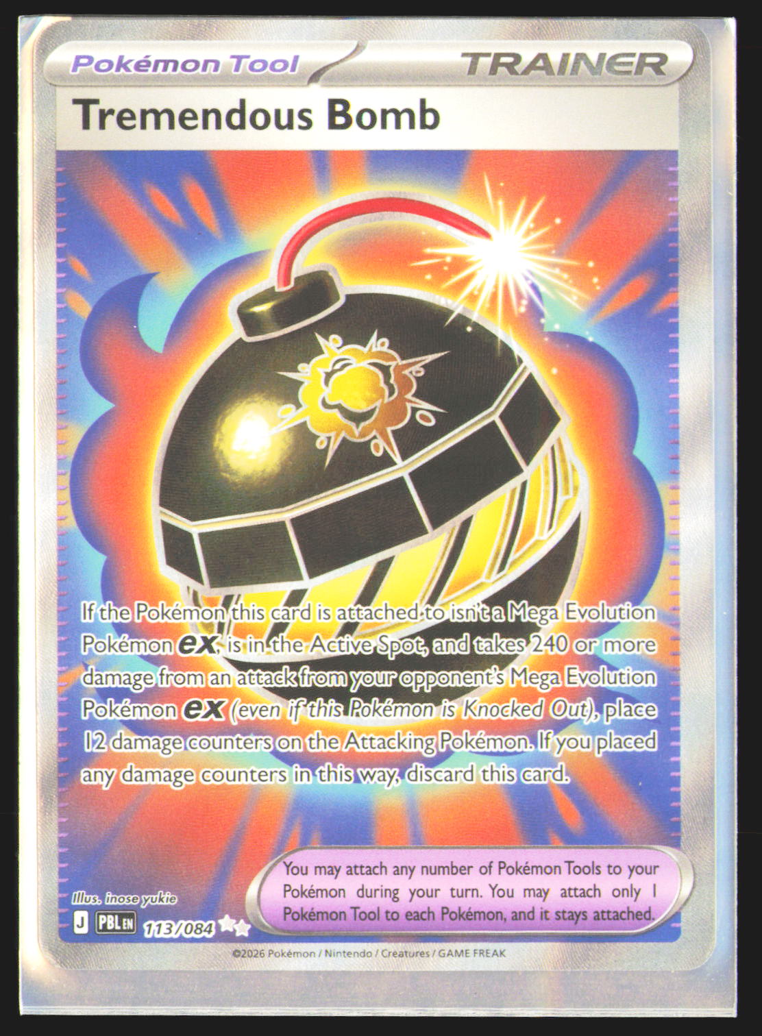 Tremendous Bomb - 113/084