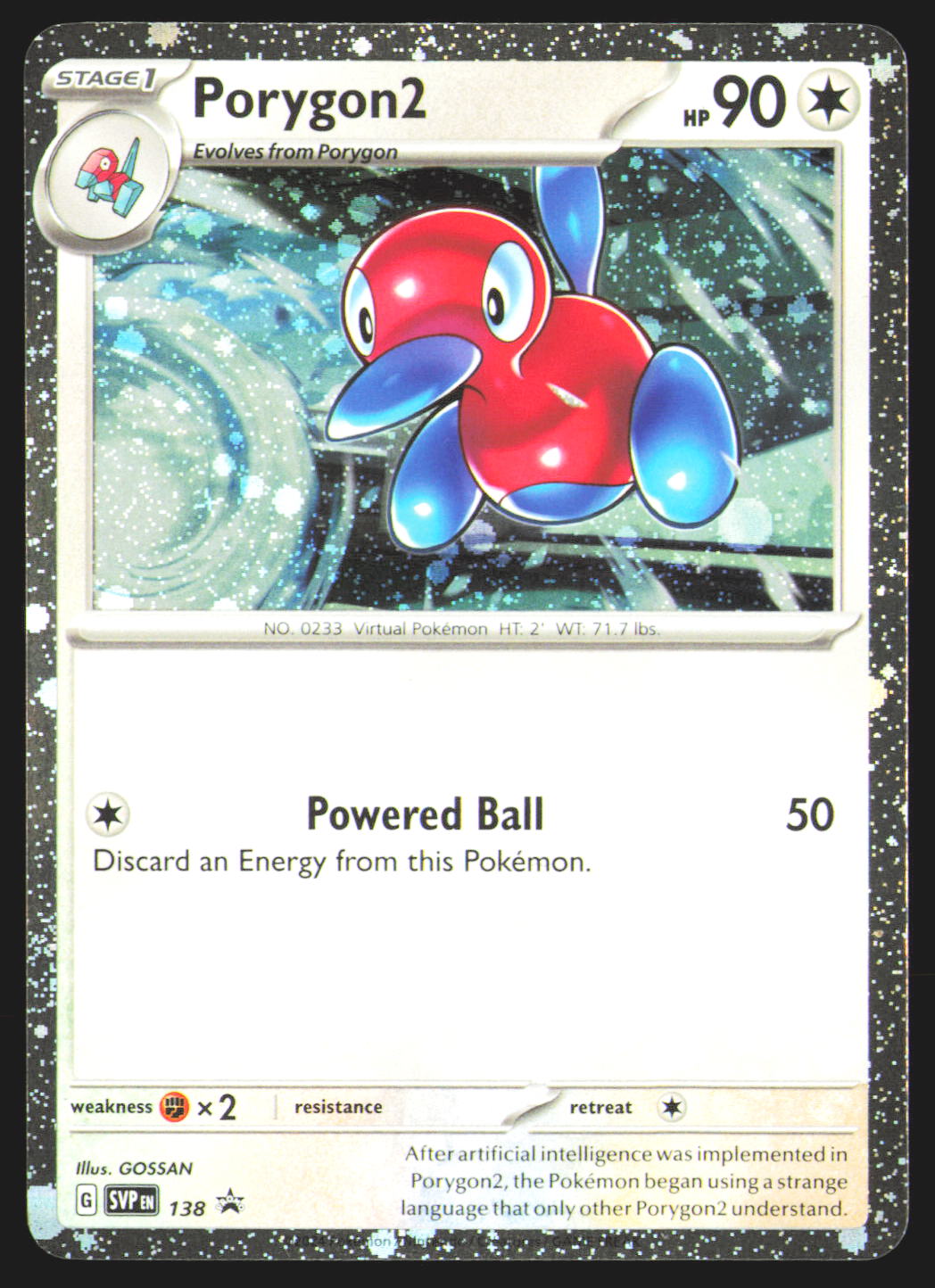 Porygon2 - 138 (Cosmos Holo)