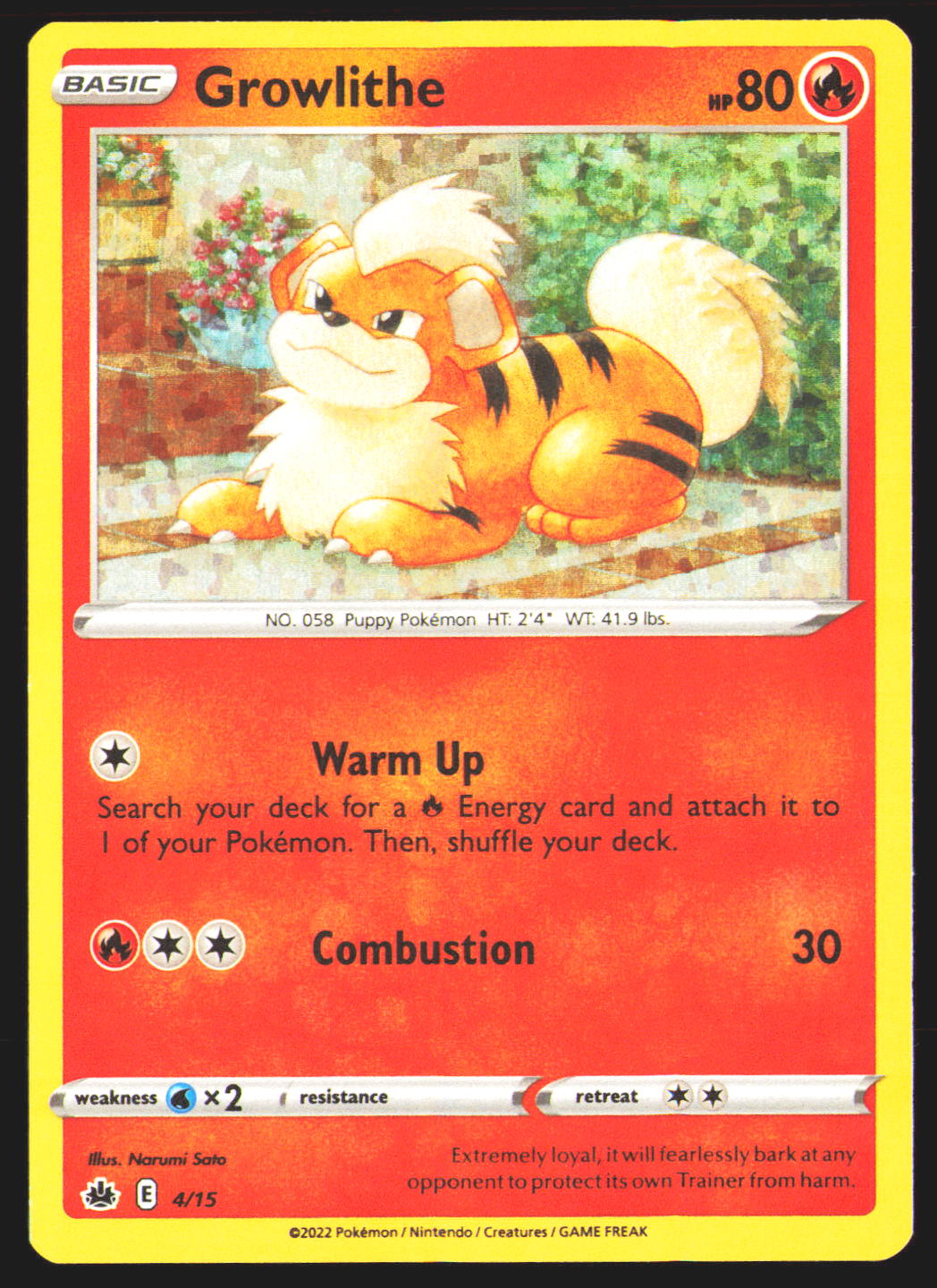 Growlithe - 4/15