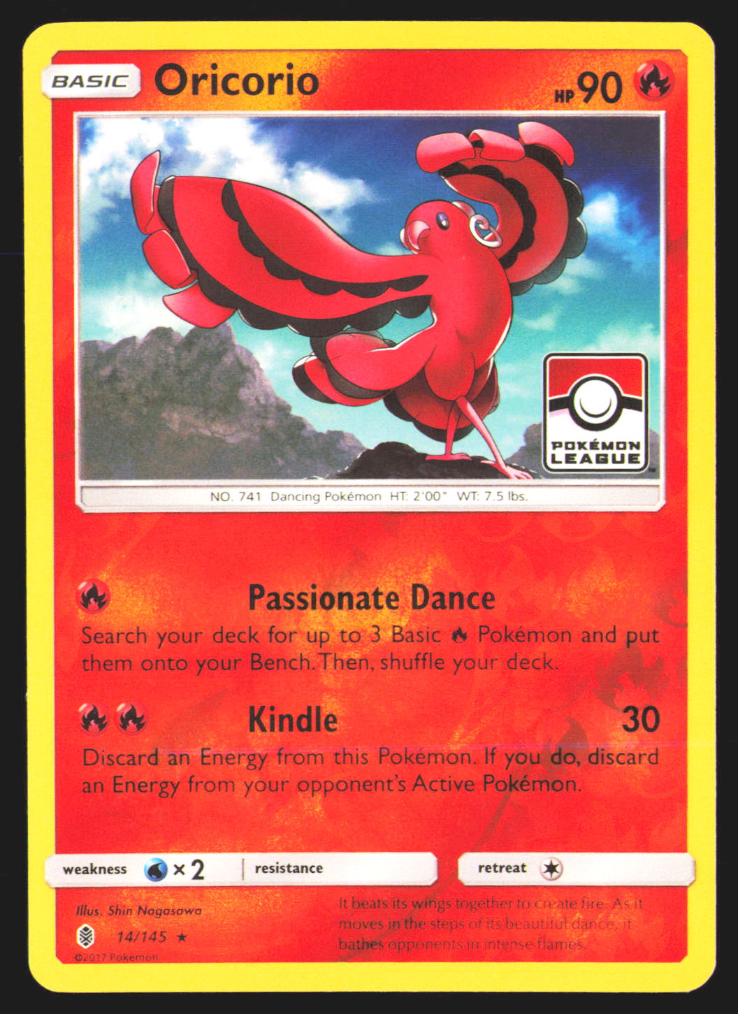 Oricorio - 14/145 (Pokemon League)