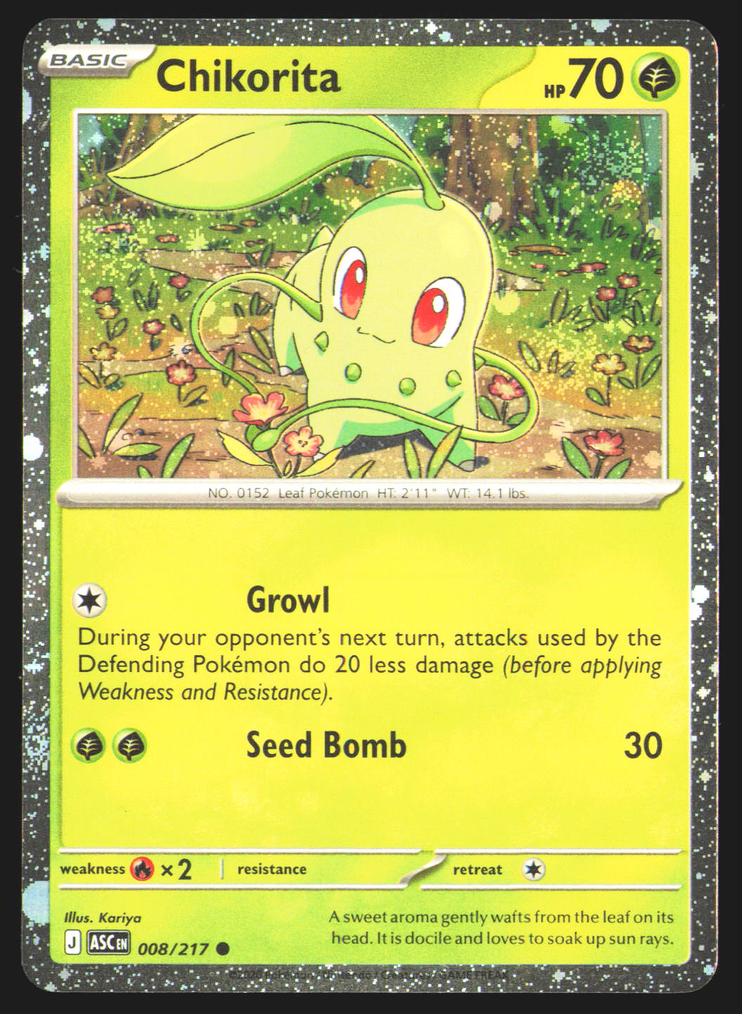 Chikorita (Cosmos Holo)