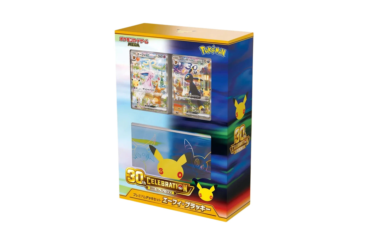 Pokemon TCG - 30th Anniversary - Espeon and Umbreon Premium Deck Set [Japanese]