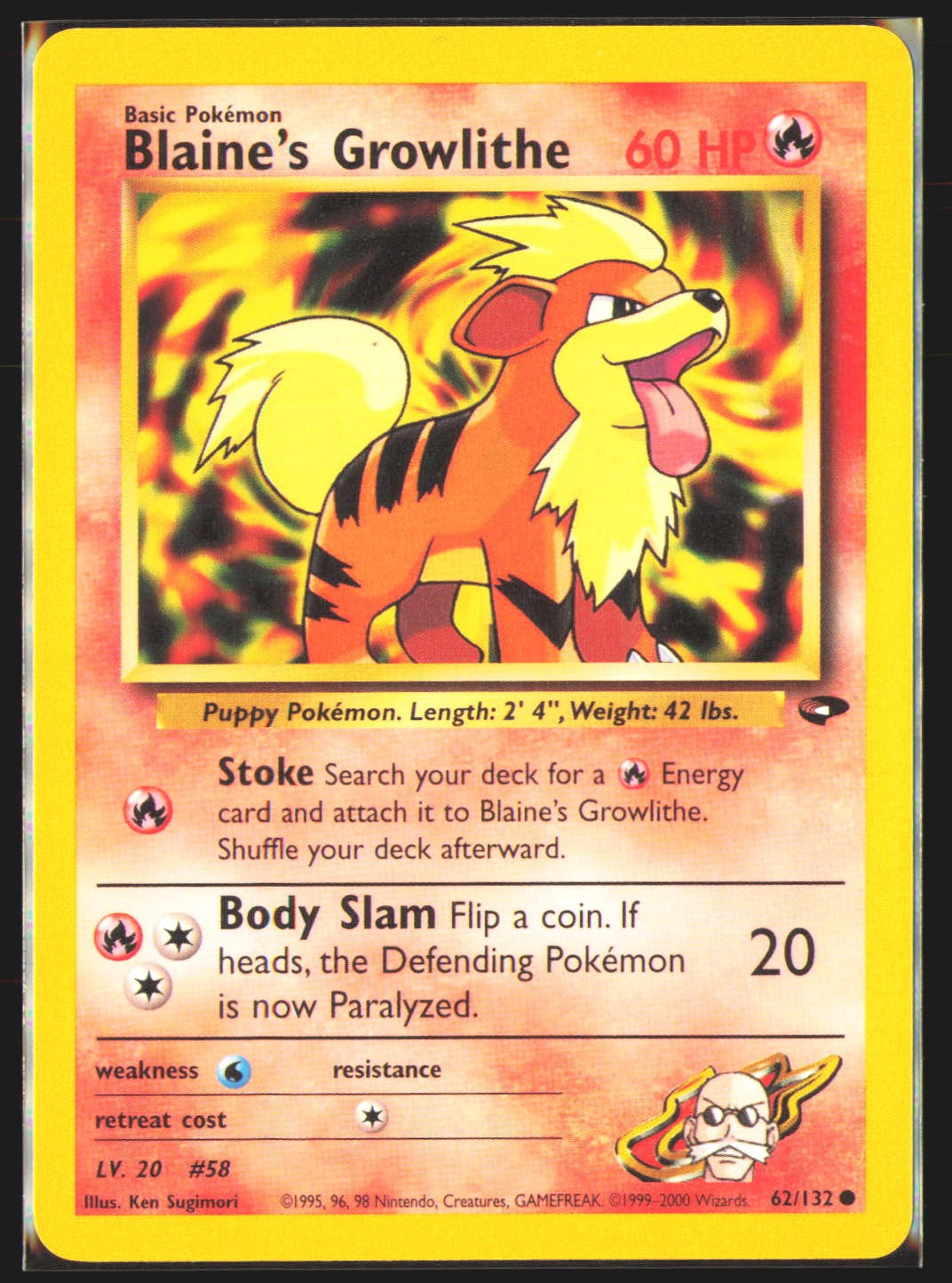 Blaine's Growlithe